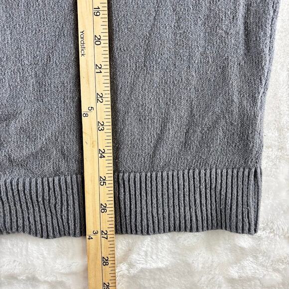 Abercrombie & Fitch Sweater Long Sleeve Men's XL Thin Gray - Picture 6 of 9